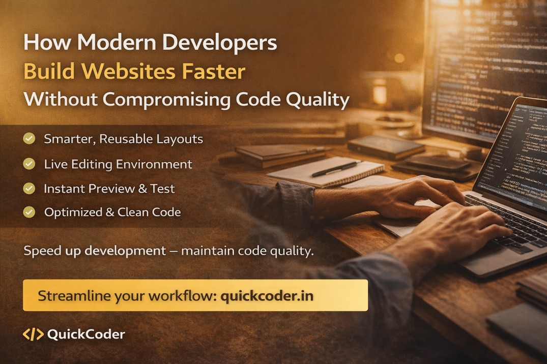 How Modern Developers Build Websites Faster Without Compromising Code Quality