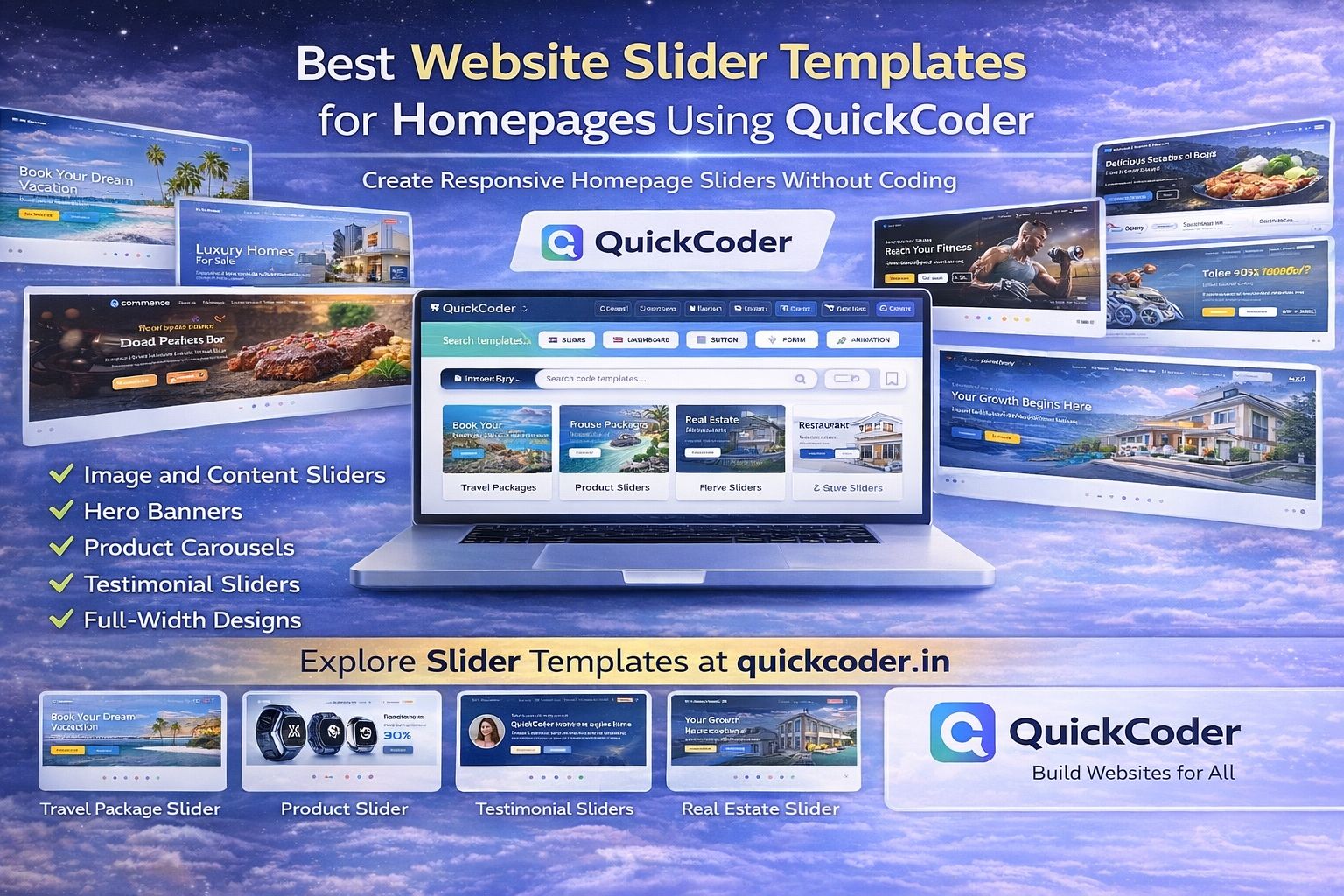 Best Website Slider Templates for Homepages