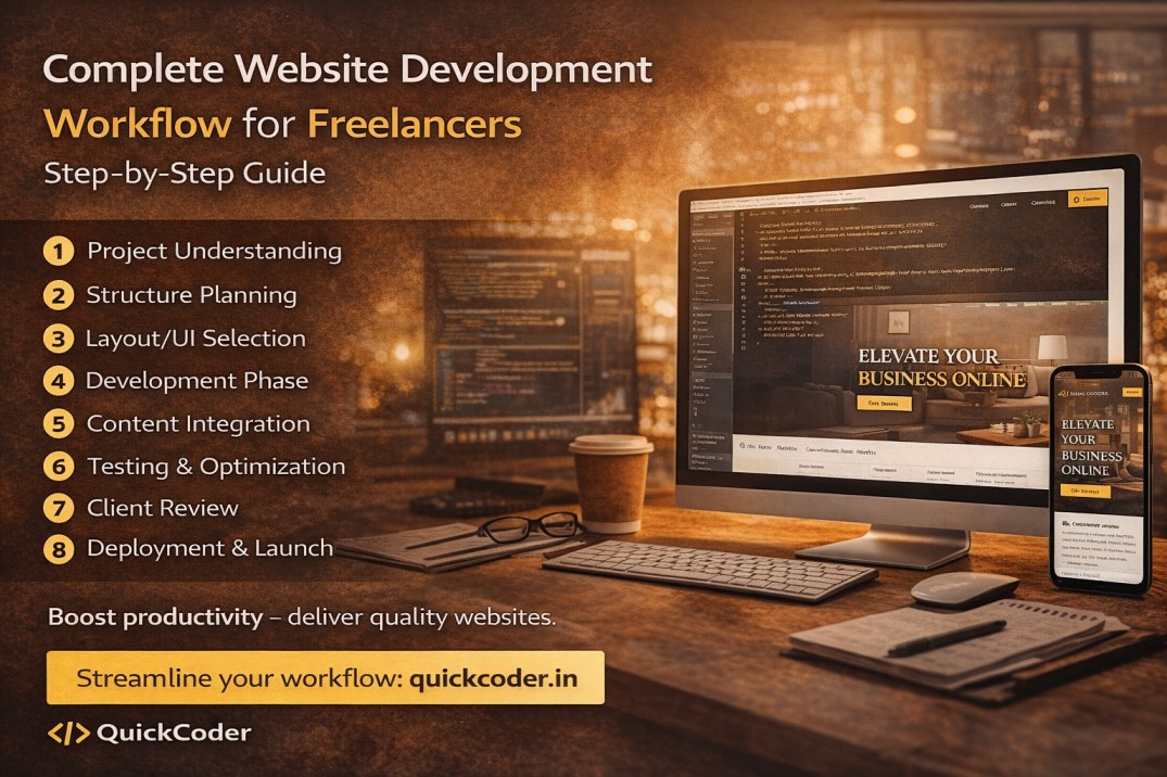 Complete Website Development Workflow for Freelancers (Step-by-Step Guide)