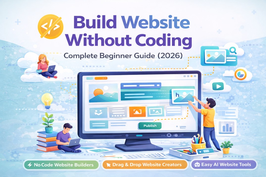 Build Website Without Coding: Complete Beginner Guide to No Code Website Builders 