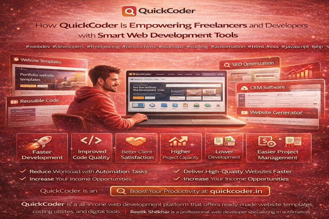 How QuickCoder Is Empowering Freelancers and Developers with Smart Web Development Tools