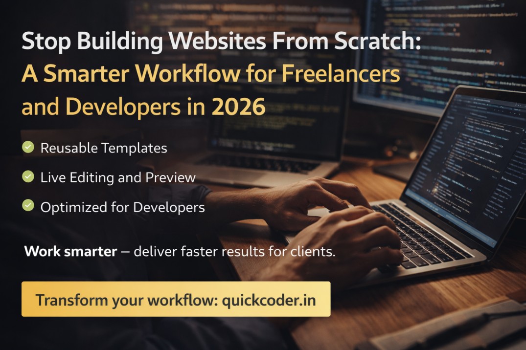 Stop Building Websites From Scratch: A Smarter Workflow for Freelancers and Developers in 2026